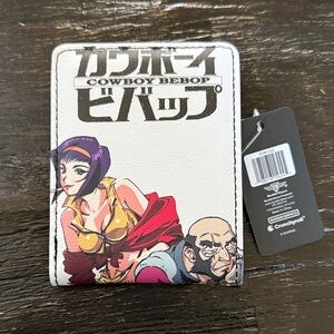 New Cowboy BeBop- four character group pose and title logo bi-fold wallet OS